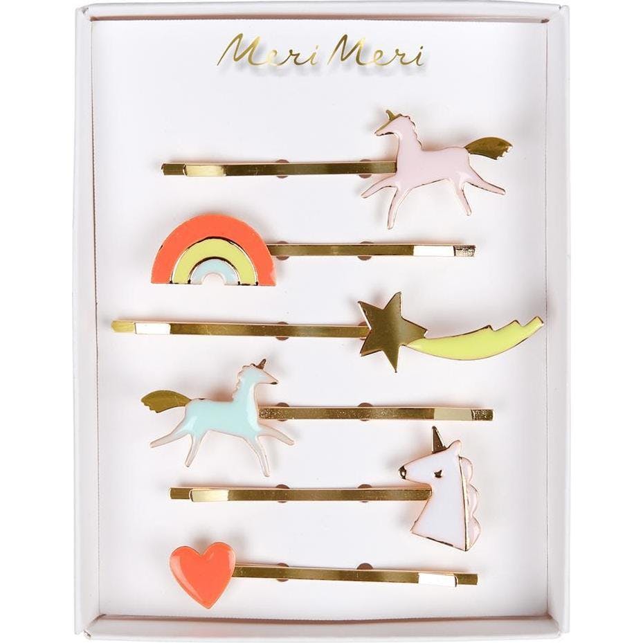 Unicorn Enamel Hair Slides