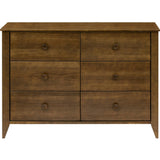 Sprout 6-Drawer Double Dresser in Natural Walnut