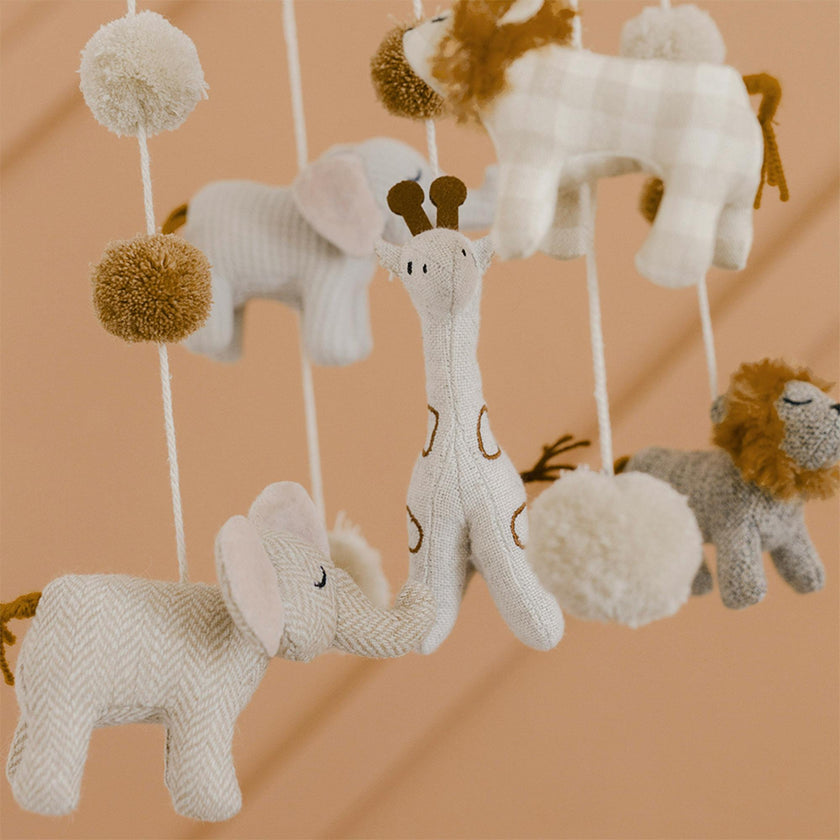 Kendi Safari Animal Nursery Ceiling Hanging