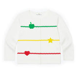 Knit Cardigan With Apple