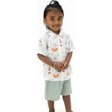 Club Mediterranean - Polo Button Up with Casual Short