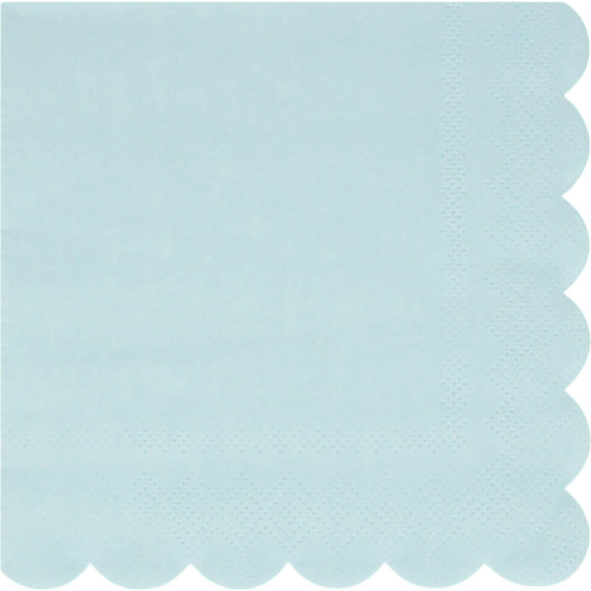 Summer Sky Blue Small Napkins