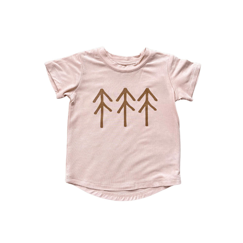 Girl's Short Sleeve Tee American Mini
