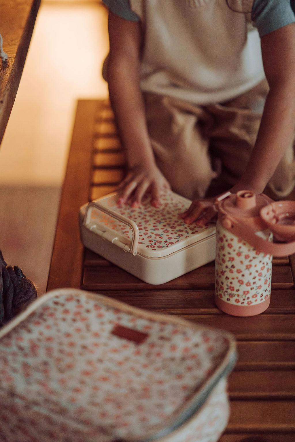 3 Compartment Leakproof Lunchbox | Fern Plaid