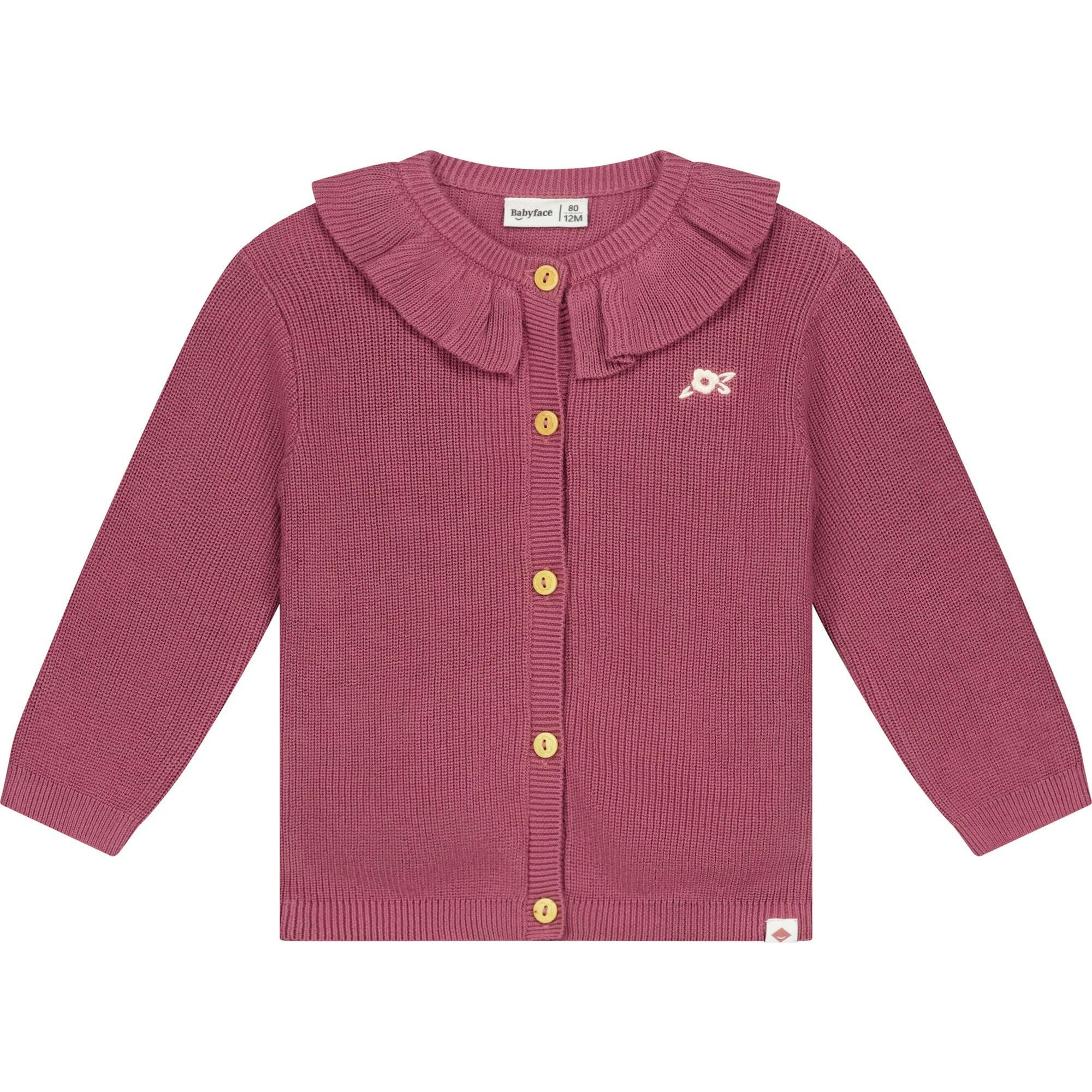Ruffle Collar Cardigan