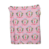 Ballet Shoes Crest Minky Blanket