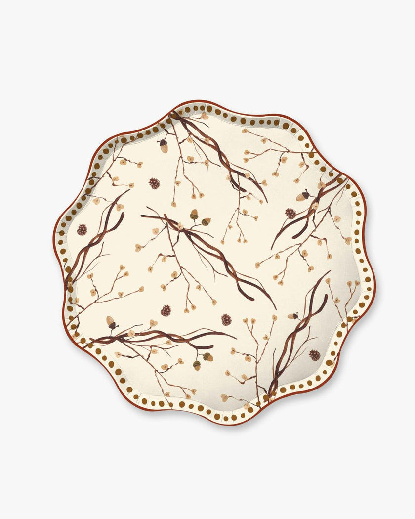Whispering Woods Dinner Plate in Bramble