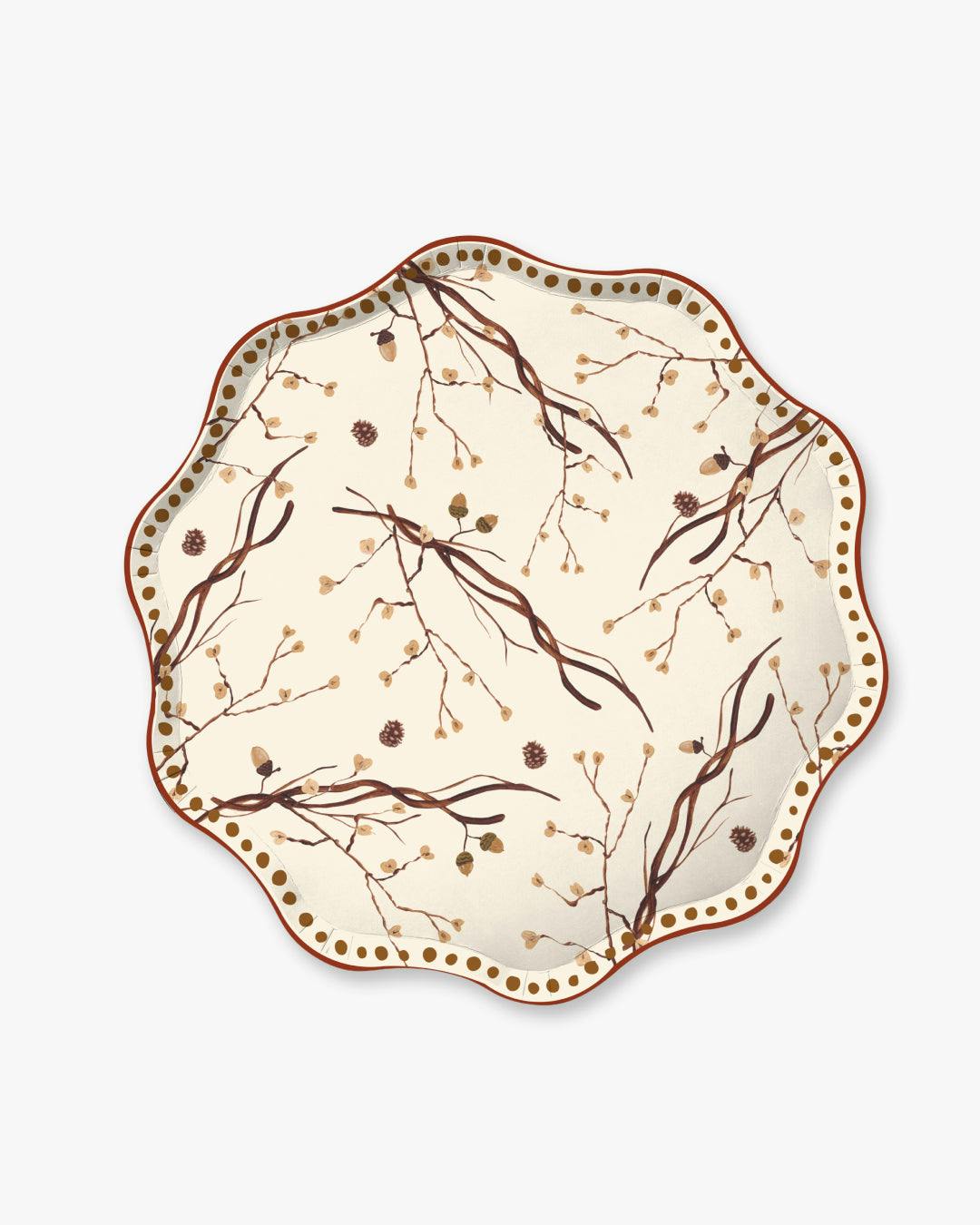 Whispering Woods Dinner Plate in Bramble