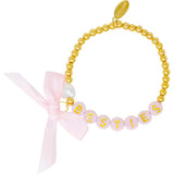 Girl's Girl's Besties Bow Stretchy Bracelet Set