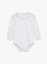 Baby Evelyn Lace Trim Bodysuit