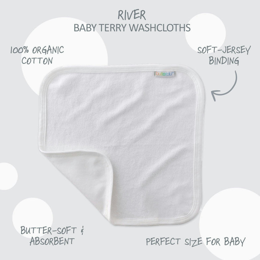 RIVER 10-Pack Washcloths