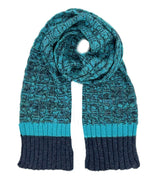 Kids Braided Rib Trim Scarf