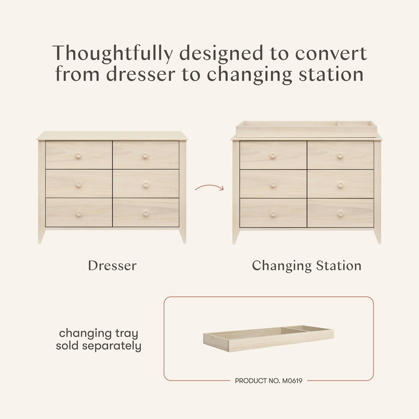 Sprout 6-Drawer Dresser (48")