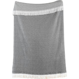Herringbone Stain Resistant Indoor Outdoor Throw