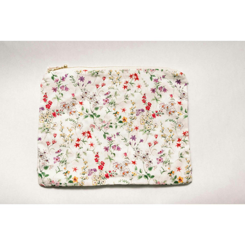 Wildflower Waltz Timeless Floral Ruffle Zipper