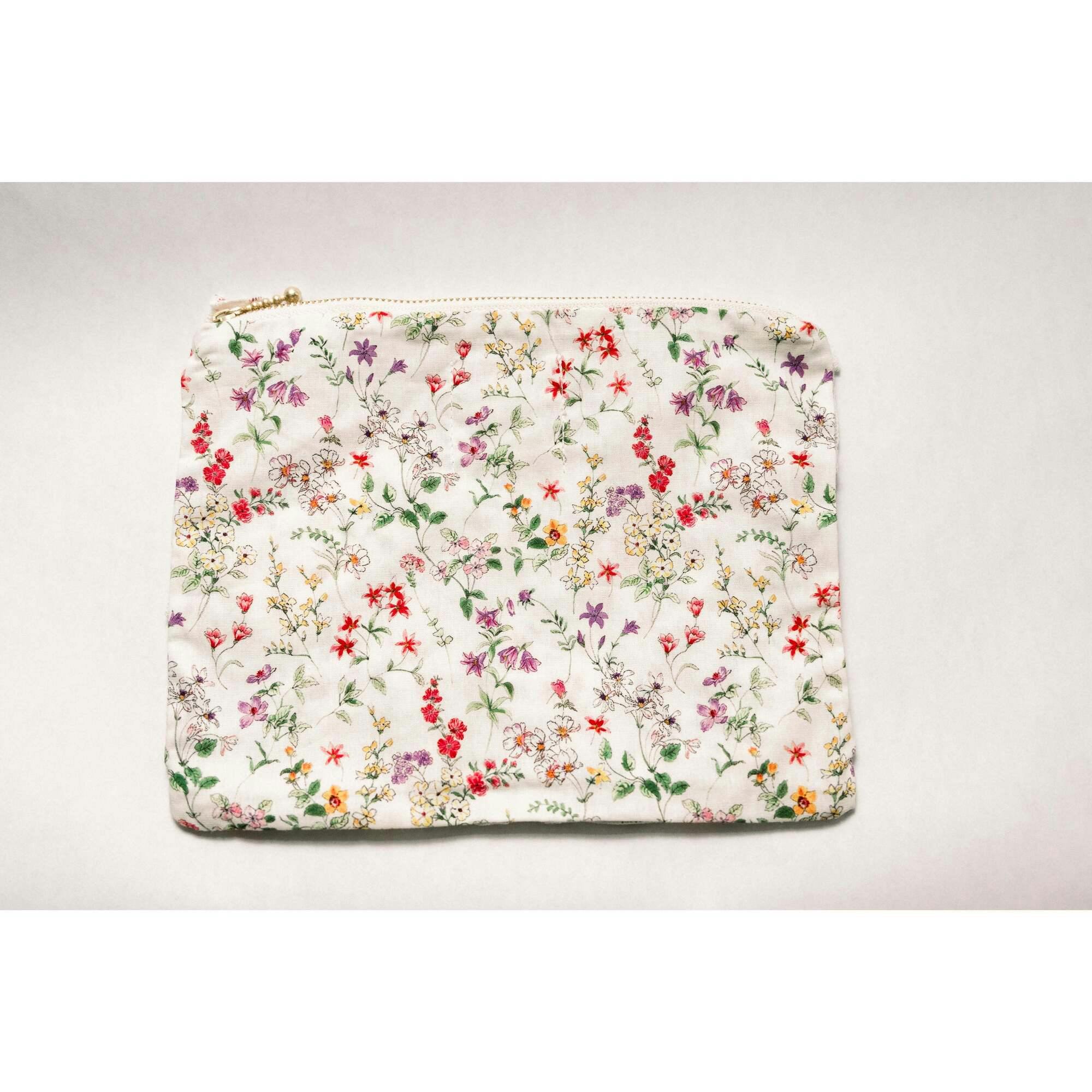 Wildflower Waltz Timeless Floral Ruffle Zipper