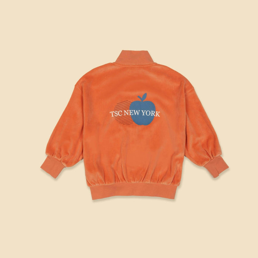 Velour Track Jacket in Sunset Serenade