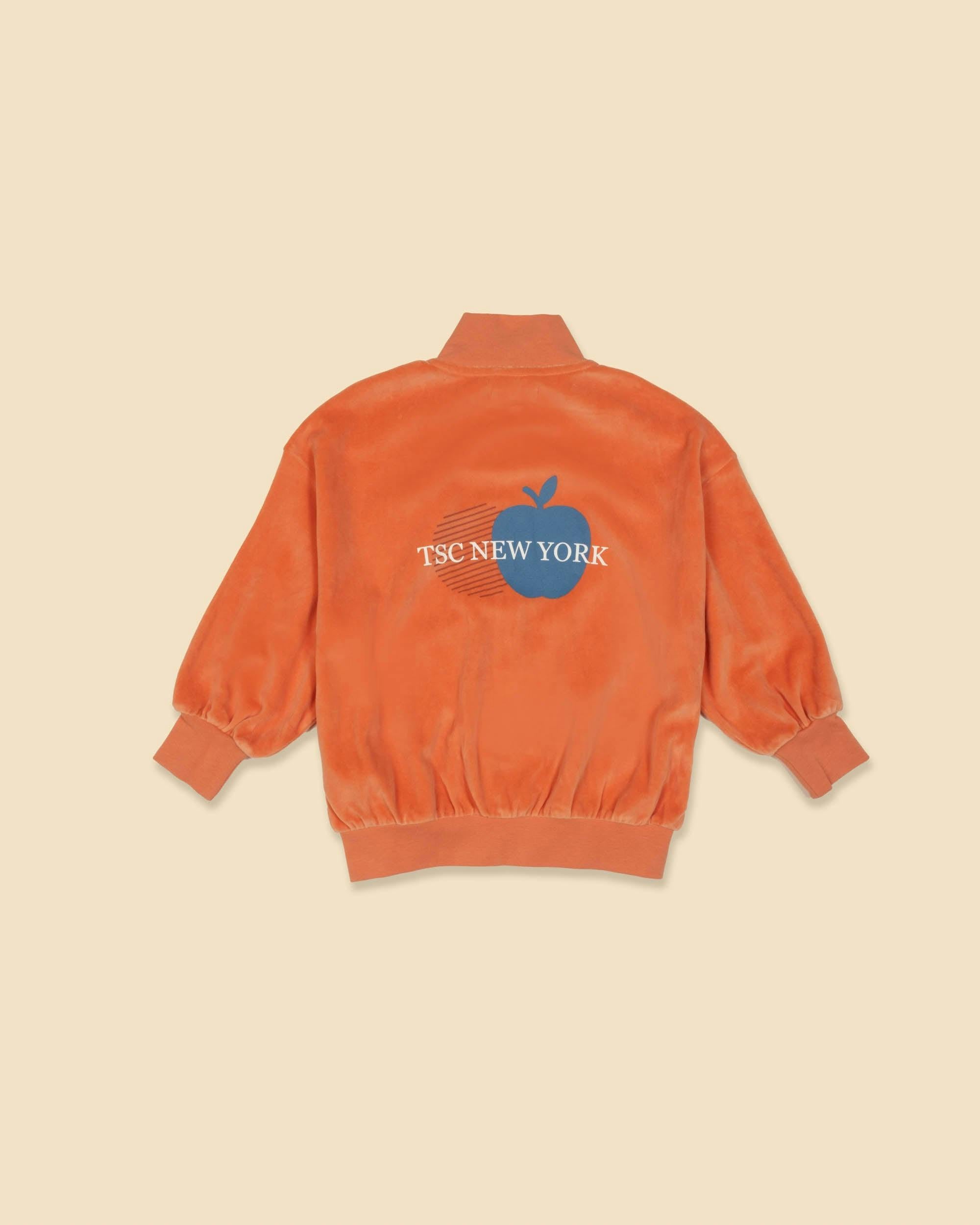 Velour Track Jacket in Sunset Serenade