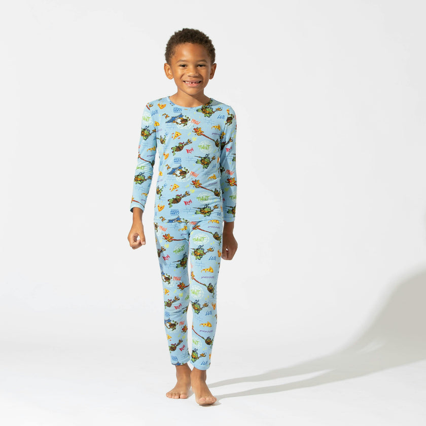 Teenage Mutant Ninja Turtles: Mutant Mayhem Movie Bamboo Kids Pajamas