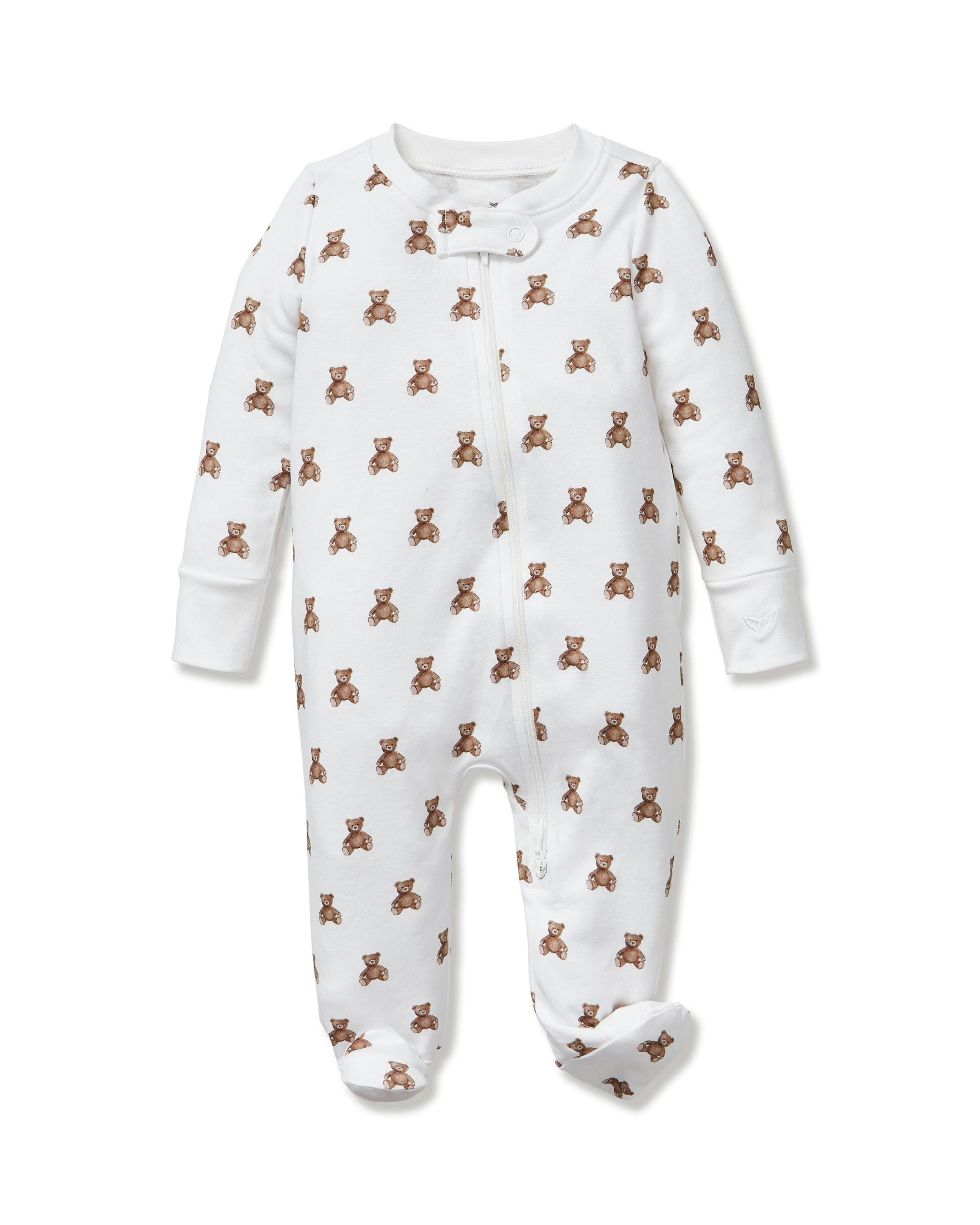 Baby's Pima Romper in Teddy Tales