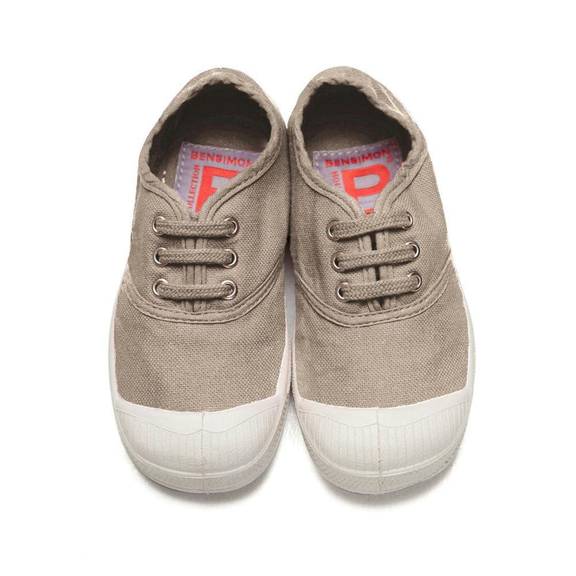BENSIMON Kids -  Laces Tennis Shoes - Shell