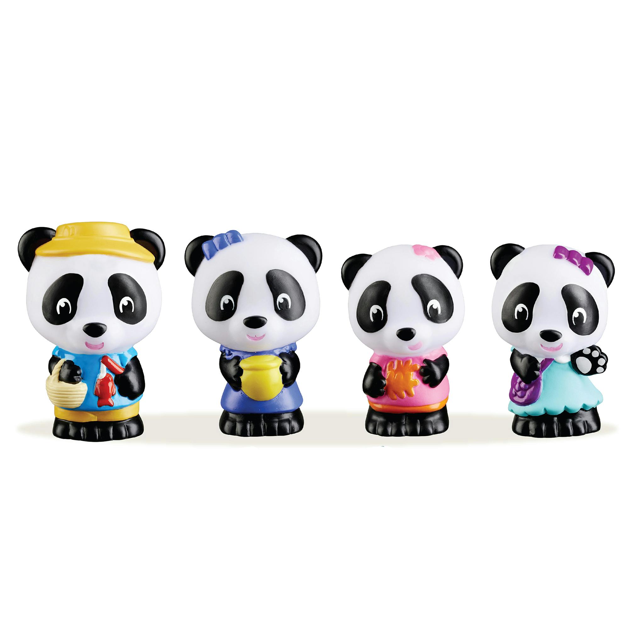 Timber Tots: 4 Characters - Panda Family