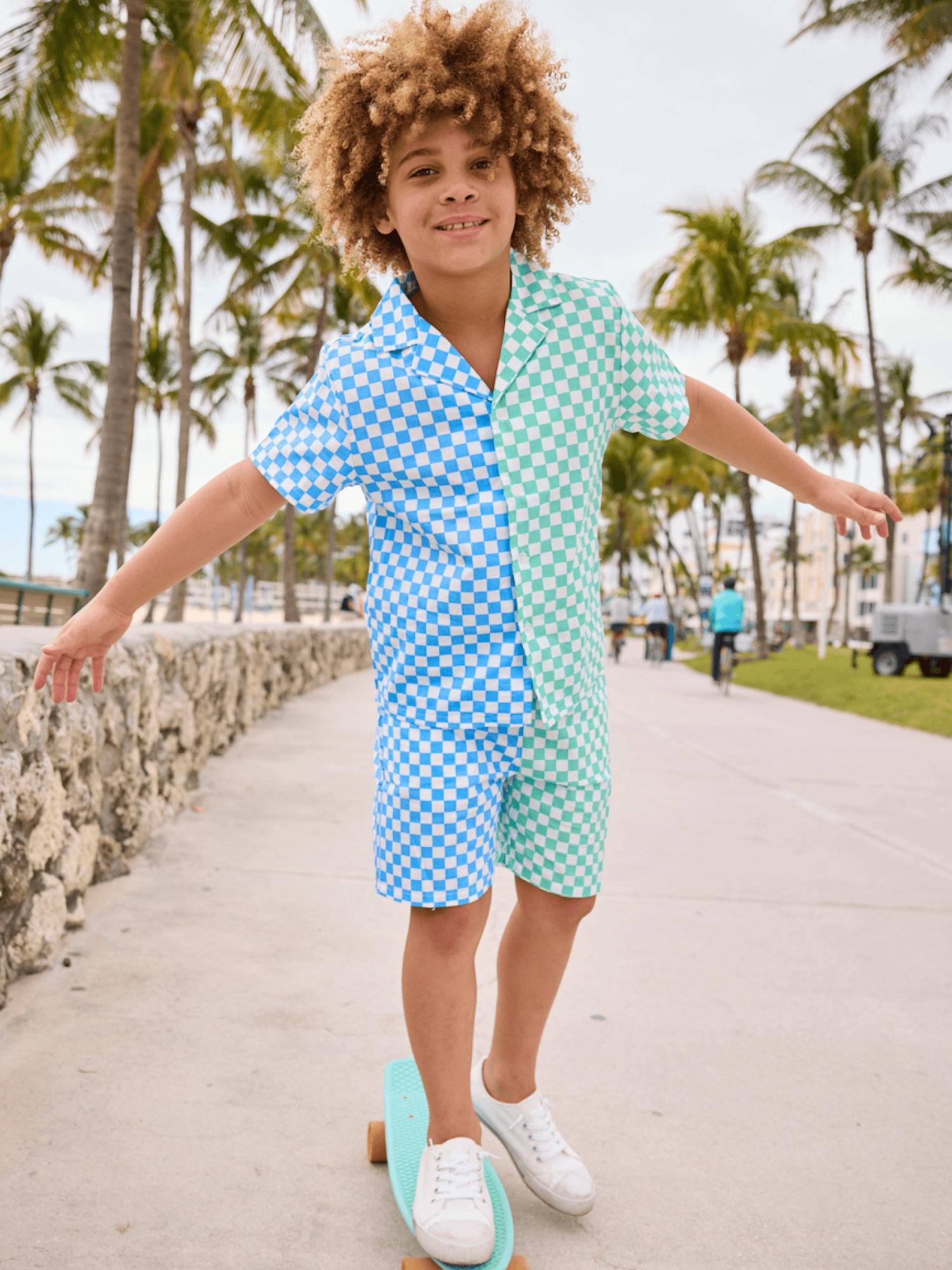 Checkered Summer Boys Set