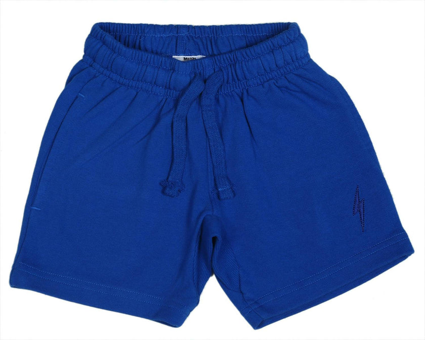 Kids Sweat Shorts - Cobalt Bolt