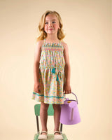 Alisson Dress - Emma Floral Mint print