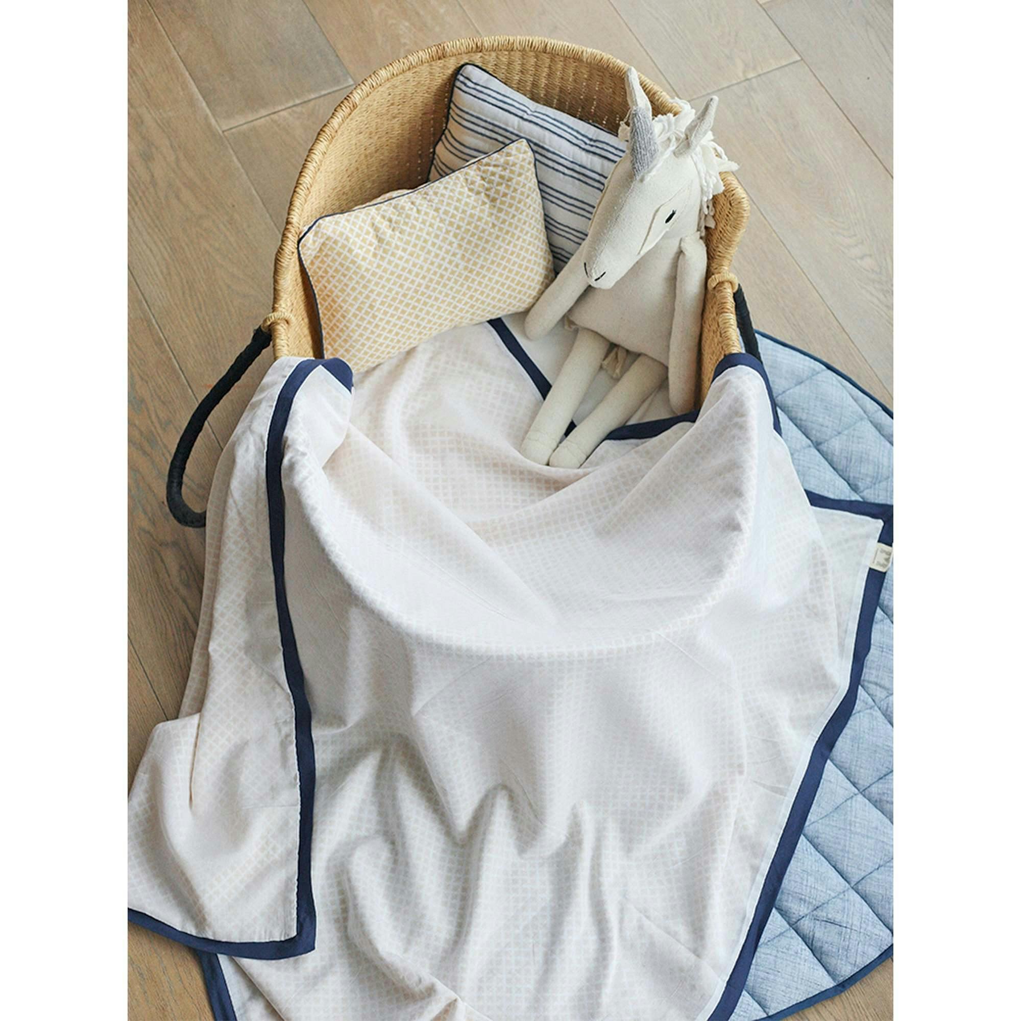 Block-Printed Cotton Dohar