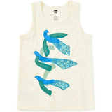 Peacocks Of Parc Guell Graphic Tank, Natural