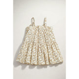 Hikari Pintuck Dress| Mustard Sage Blossom