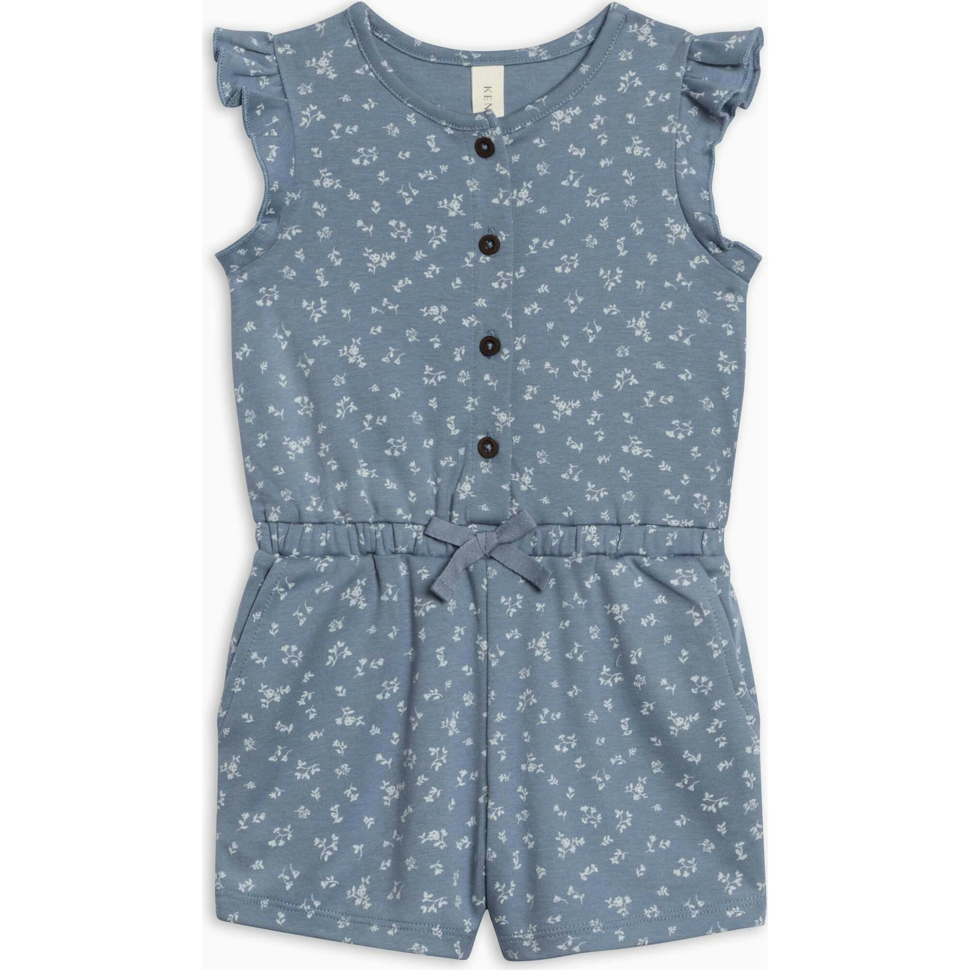 Shaye Romper - Isla Floral / Sea + Ivory
