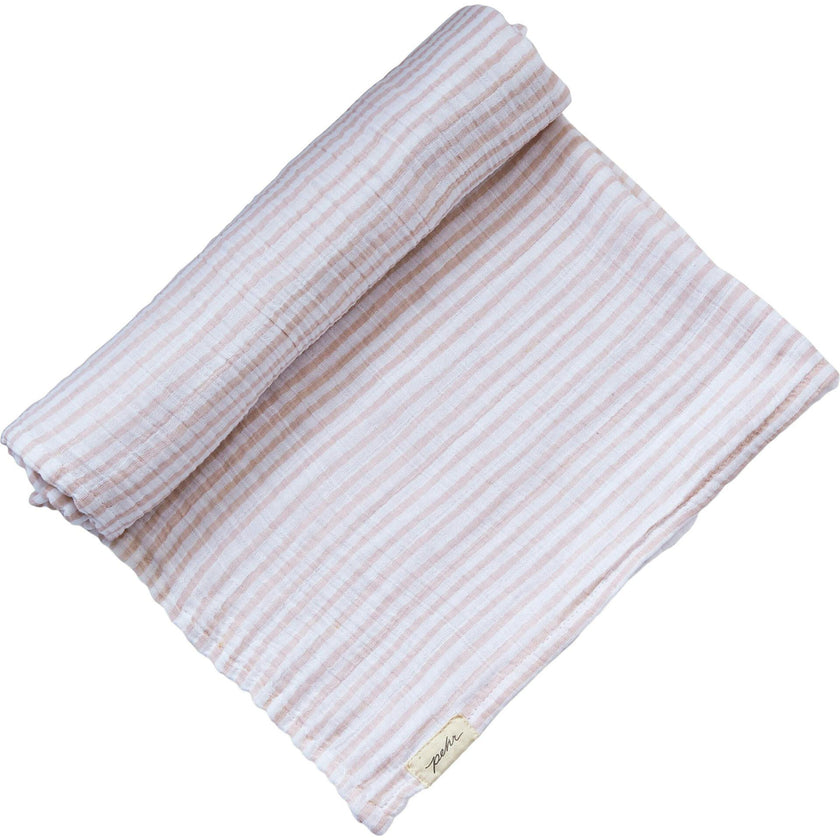 Stripes Away Organic Swaddle