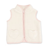 Sherpa - Zip Vest with Heart Pockets