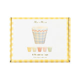 Gingham Reusable Cups