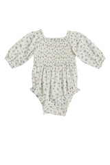 Baby Madeline Romper in Blue