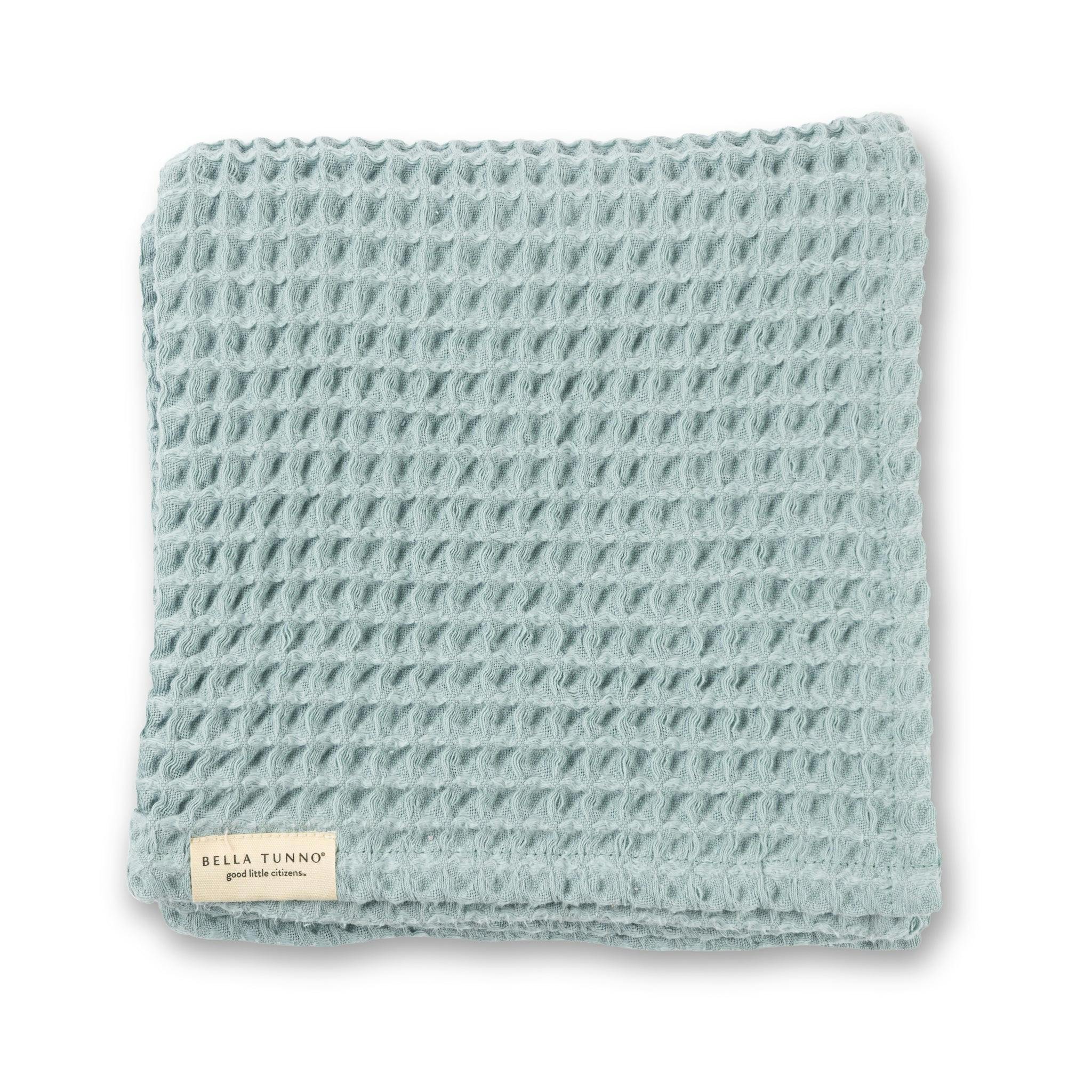 Waffle Baby Blanket Fog