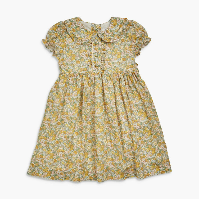 Juliet Dress Yellow Green Liberty