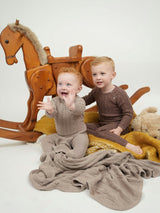 Multi Knit Long Sleeve Footie