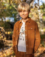 Horse Ls Tee - Natural