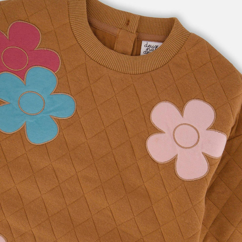 Quilted Tunic with Flowers