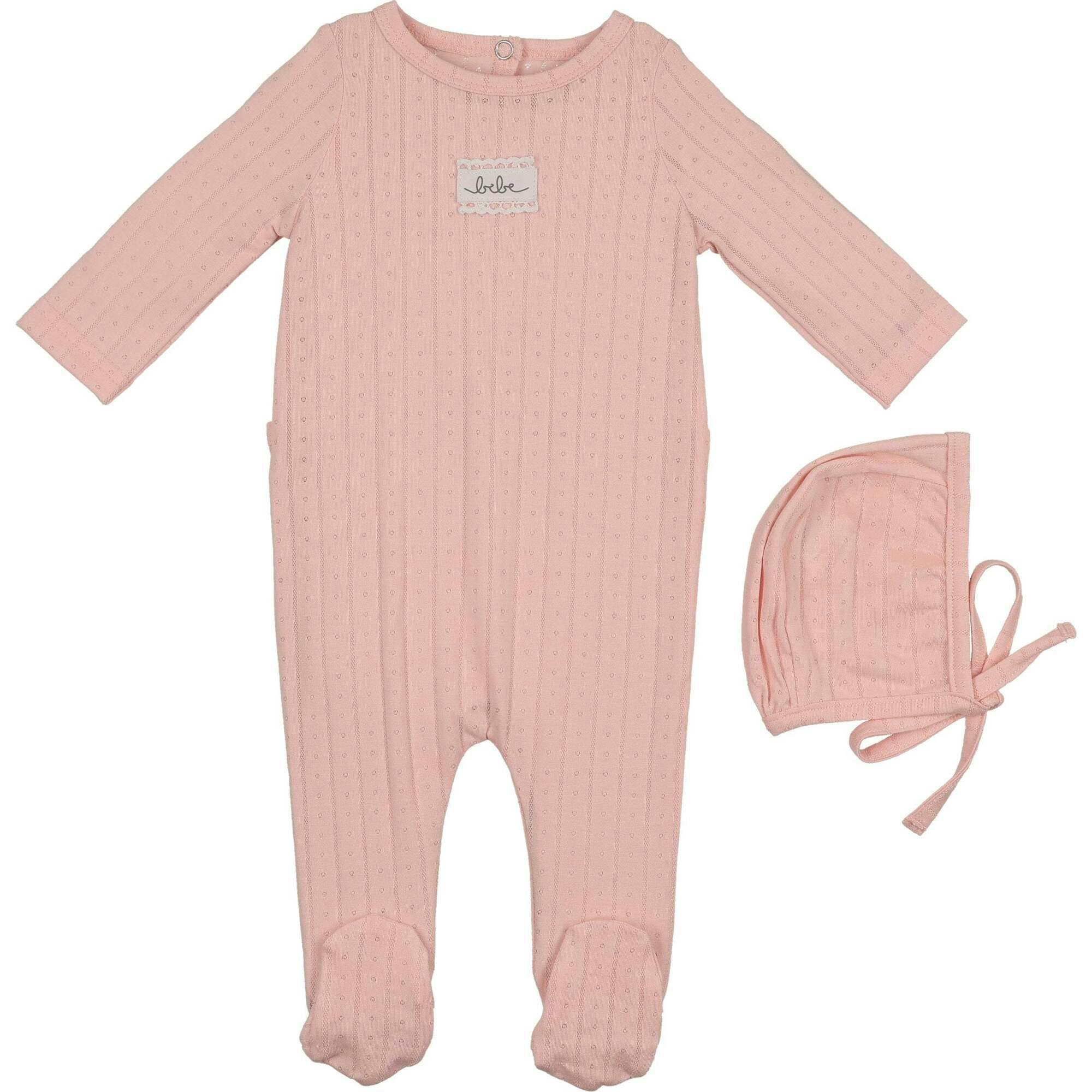 Bebe Pointelle Footie