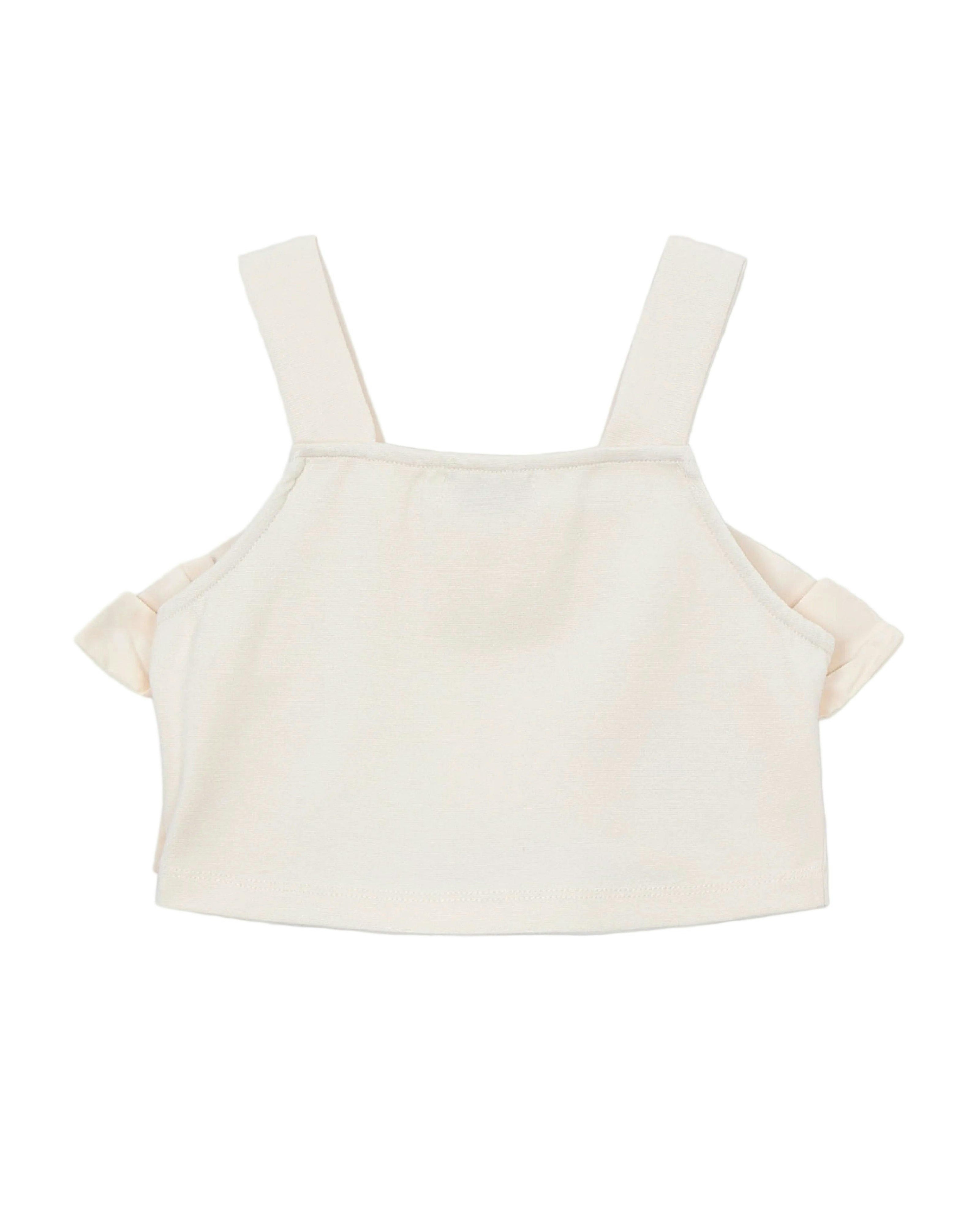 Beige Ruffled Top