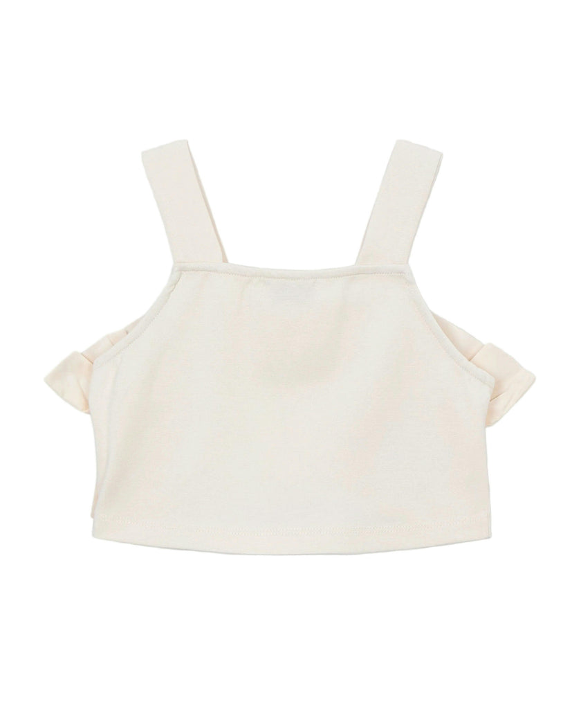 Beige Ruffled Top