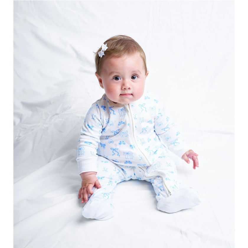 Coquette Zip-up Baby Bodysuit