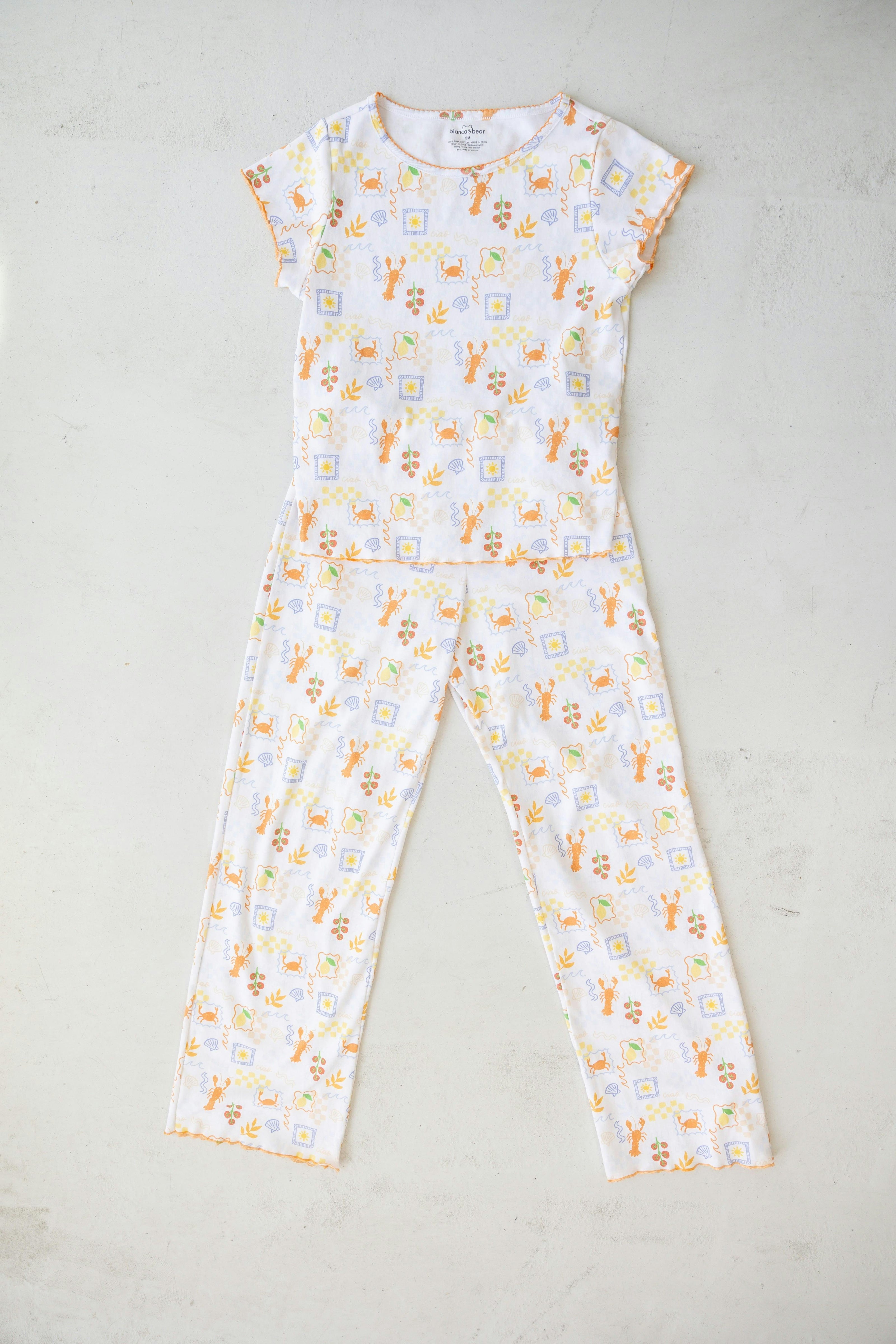 amalfi womens pj set