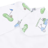 Golf Carts Blue - Bandana Bib