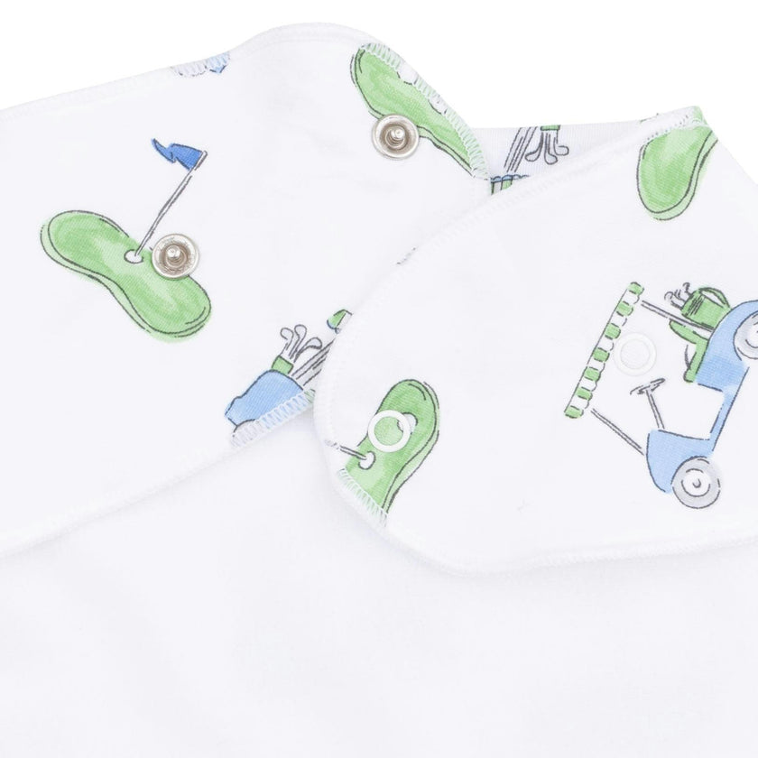 Golf Carts Blue - Bandana Bib