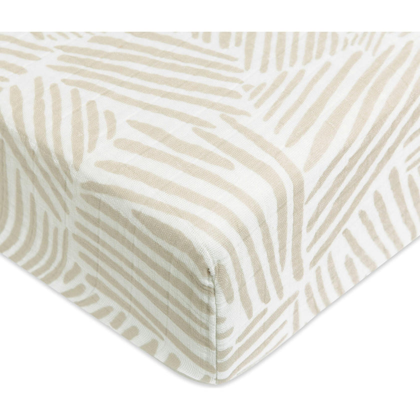 Organic Muslin Cotton Crib Sheet